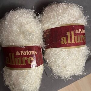 Patons Allure white Yarn (2)